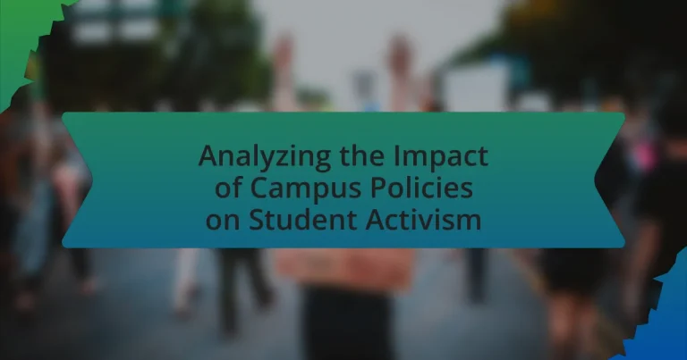 Analyzing the Impact of Campus Policies on Student Activism