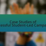 Case Studies of Successful Student-Led Campaigns