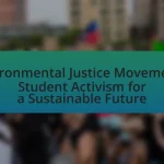 Environmental Justice Movements: Student Activism for a Sustainable Future