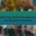 Exploring Global Perspectives on Student Activism
