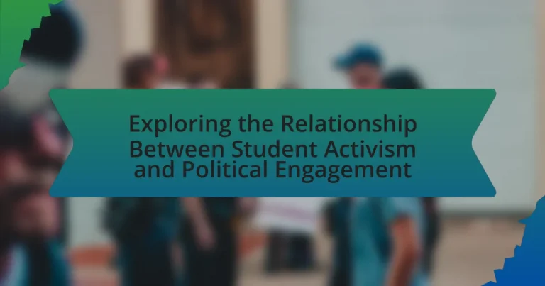Exploring the Relationship Between Student Activism and Political Engagement