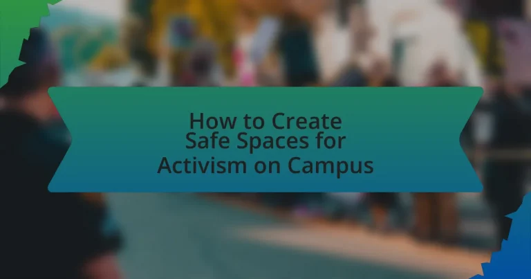 How to Create Safe Spaces for Activism on Campus