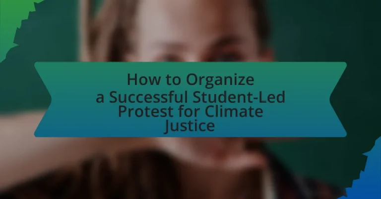 How to Organize a Successful Student-Led Protest for Climate Justice