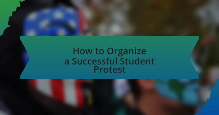 How to Organize a Successful Student Protest