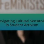 Navigating Cultural Sensitivity in Student Activism