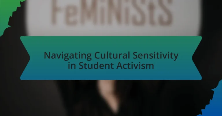 Navigating Cultural Sensitivity in Student Activism