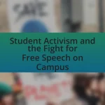 Student Activism and the Fight for Free Speech on Campus