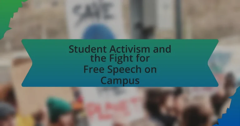 Student Activism and the Fight for Free Speech on Campus