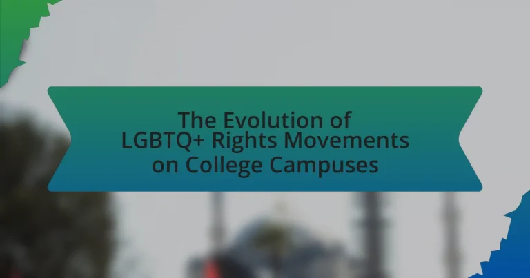 The Evolution of  Rights Movements on College Campuses