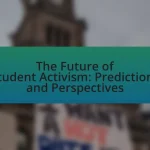The Future of Student Activism: Predictions and Perspectives