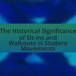 The Historical Significance of Sit-ins and Walkouts in Student Movements