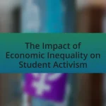 The Impact of Economic Inequality on Student Activism