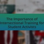 The Importance of Intersectional Training for Student Activists