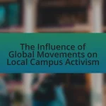 The Influence of Global Movements on Local Campus Activism