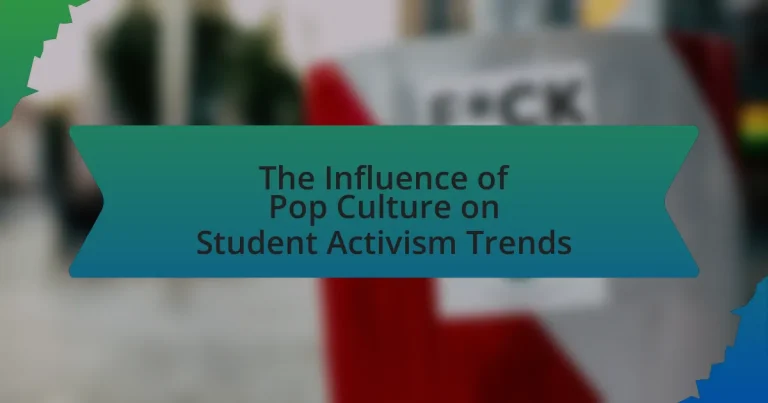 The Influence of Pop Culture on Student Activism Trends
