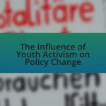 The Influence of Youth Activism on Policy Change