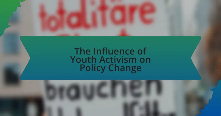 The Influence of Youth Activism on Policy Change