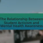 The Relationship Between Student Activism and Mental Health Awareness