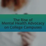 The Rise of Mental Health Advocacy on College Campuses