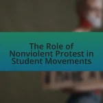 The Role of Nonviolent Protest in Student Movements