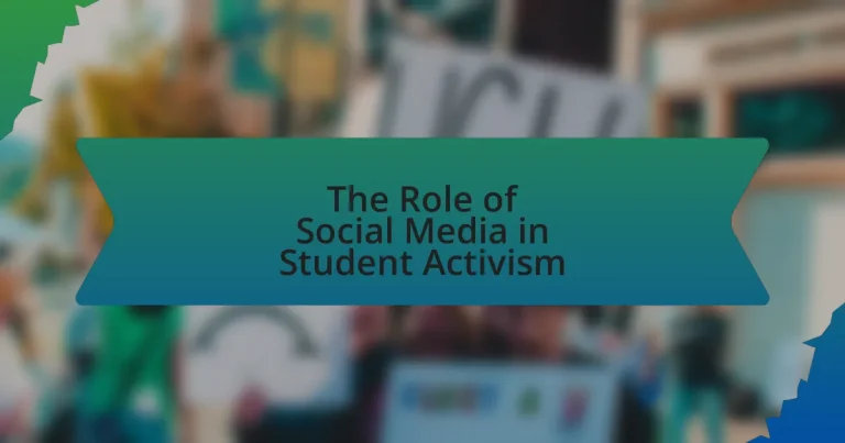 The Role of Social Media in Student Activism