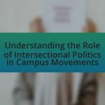 Understanding the Role of Intersectional Politics in Campus Movements