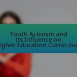 Youth Activism and its Influence on Higher Education Curriculum