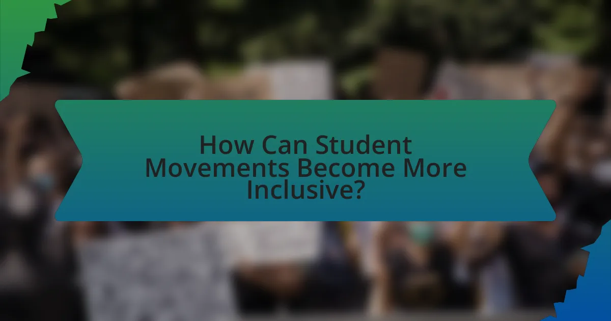 How Can Student Movements Become More Inclusive?