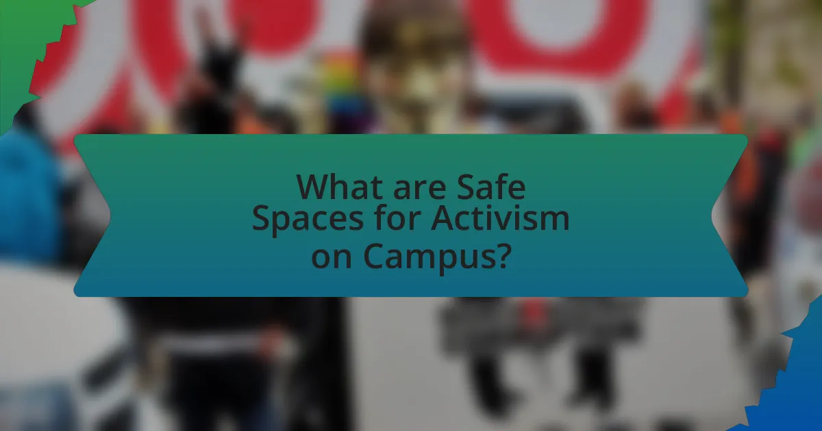 What are Safe Spaces for Activism on Campus?