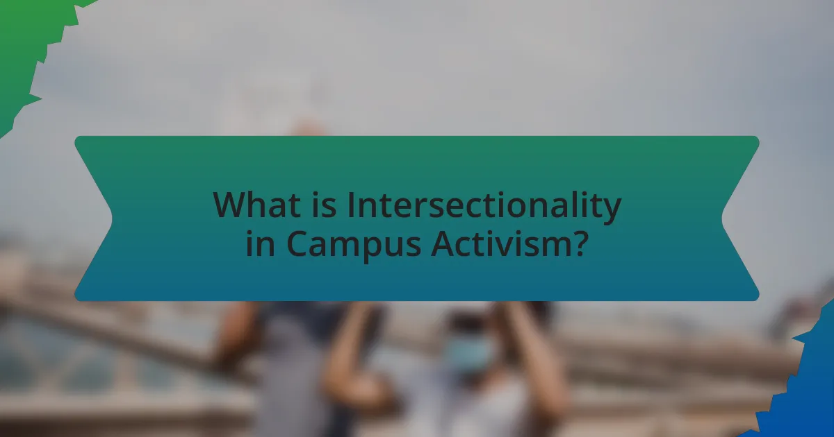 What is Intersectionality in Campus Activism?